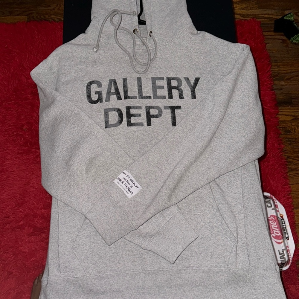 Grey Gallery Dept Hood . Art On Display . Worn 1 x